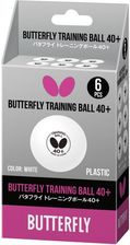 Butterfly Piłeczki Do Tenisa Stołowego Training Białe - 6 Szt. (BFP6) - Piłeczki do tenisa stołowego