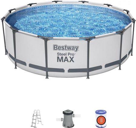 Bestway Basen Stelażowy Z Filtracją Steel Pro Max 366 X 100 Cm (BW56418)