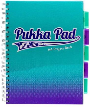 Kołozeszyt Pukka Pad A4 Fusion Project Book Turkusowy