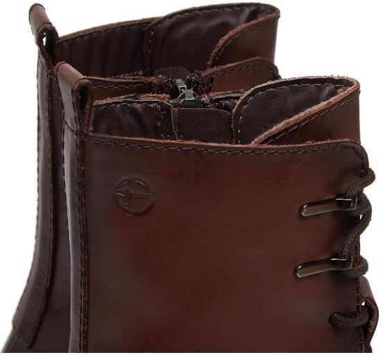Jana 8-85300-29, Stivaletto Donna, Marrone ( COGNAC ), 38 EU Larga