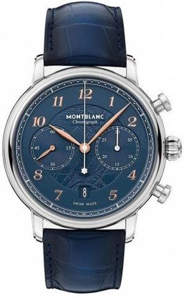 Montblanc - Star Legacy Chronograph 42mm Limited Edition 1786 granatowy