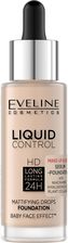 Zdjęcie Eveline Cosmetics Liquid Control Hd Matujący Podkład Do Twarzy Z Niacynamidem 02 Soft Porcelain - Złocieniec