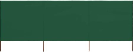 Emaga Parawan 3-Skrzydłowy Z Tkaniny 400X80cm Zielony