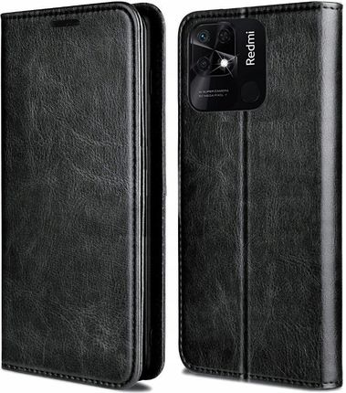 Etui Skórzane Na Magnes Do Xiaomi Redmi 10c +szkło (43a2f3f0-12bc-4d0a-9a2b-4361b42b9802)