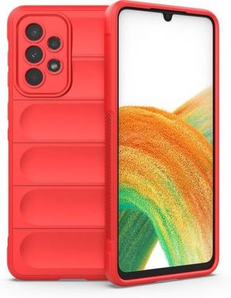 Etui Bizon Case Tur Galaxy A33 5G, czerwone (43925)