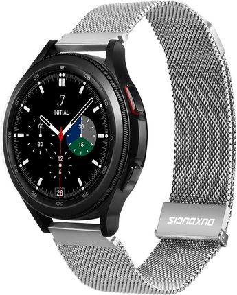 Dux Ducis Magnetic Strap pasek do Samsung Galaxy Watch / Huawei Watch / Honor Watch (20mm band) magnetyczna opaska srebrny (Milanese Version) (106938)
