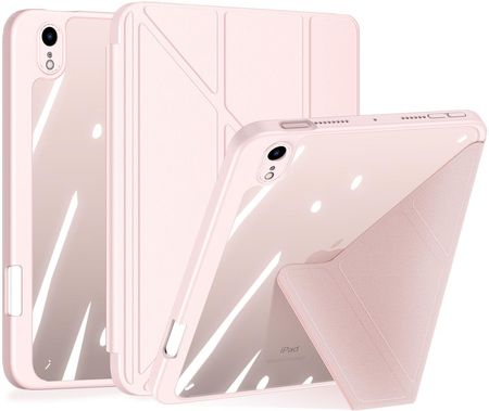 Dux Ducis Magi etui do iPad mini 2021 pokrowiec smart cover z podstawką i schowkiem na Apple Pencil różowy (106756)