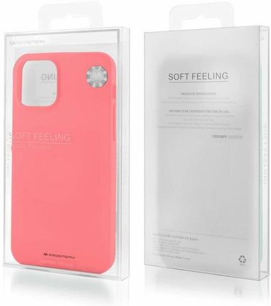 Etui MERCURY Soft Feeling do Apple iPhone XS MAX różowy (86508)