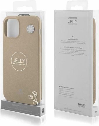 Etui MERCURY Jelly do Apple iPhone 14 PRO złoty (96050)