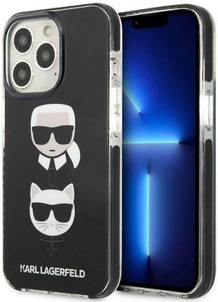 Karl Lagerfeld KLHCP13XTPE2TK iPhone 13 Pro Max 6,7" hardcase czarny/black Karl&Choupette Head (236550)