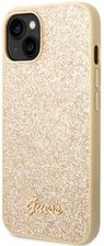 Etui GUESS Glitter Script do Apple iPhone 14 Plus Złoty (488150)
