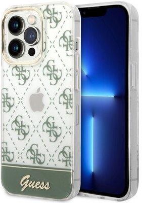 CG MOBILE Guess Phone Case For IPhone 14 Plus In Brown 4G Pattern