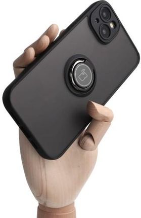 Etui Bizon Case Hybrid Ring do iPhone 14 Plus, czarne (44008)