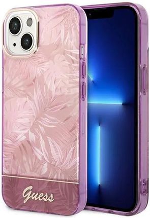 Guess GUHCP14MHGJGHP iPhone 14 Plus 6,7" różowy/pink hardcase Jungle Collection (801453)