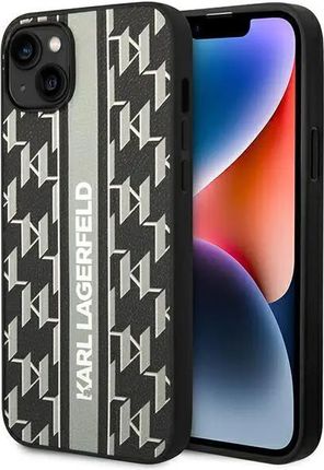 Karl Lagerfeld KLHCP14MPGKLSKG iPhone 14 Plus 6,7" hardcase szary/grey Monogram Stripe (801536)