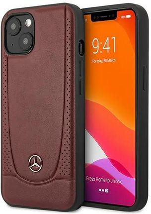 Mercedes MEHCP14MARMRE iPhone 14 Plus 6,7" czerwony/red hardcase Leather Urban Bengale (801573)