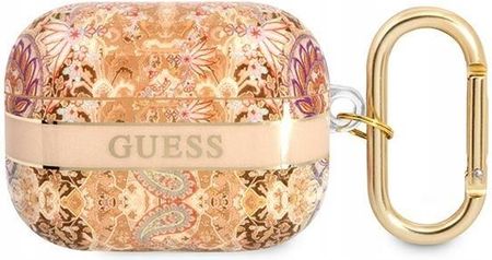 Guess Paisley - Etui Etui Airpods Pro (Gold) (6196d9bf-6551-4fc6-b2cd-d675b9789d57)