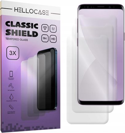3x Szkło Na Ekran Do Samsung Galaxy S9 Hellocase (a8618f81-d054-4d69-8d40-93fe4f109225)