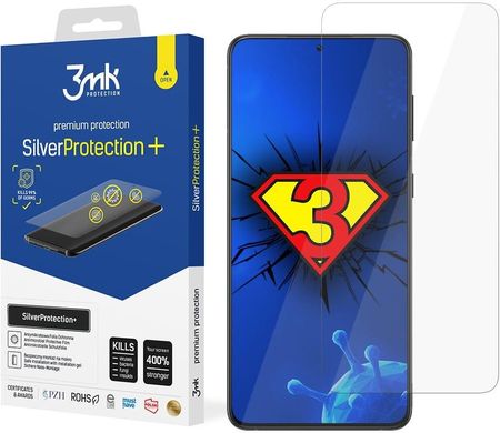 Antymikrobowa folia ochronna 3MK Silver Protect+ Samsung Galaxy S21 Ultra (15075)