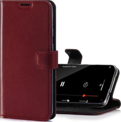 Skórzane etui na telefon RFID Wallet case - Costa Burgund - TPU Czarne Xiaomi Redmi Note 10 / 10s (11883503)