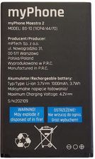 INNA ORYGINALNA BATERIA MYPHONE MAESTRO 2 BS-10 1000MAH BS101ICP44470 (fb07815d-5e48-469f-9659-70b3246501b3)