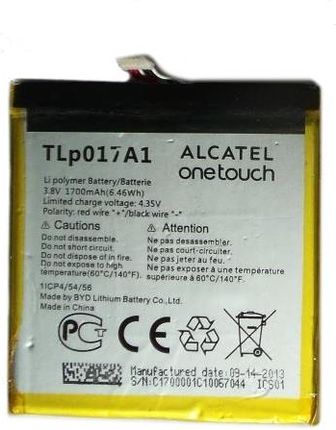 Bateria Alcatel TLp017A1 TLp017A2 One Touch S530T (83b871df-4c51-4b54-9508-0af4646a0e2c)