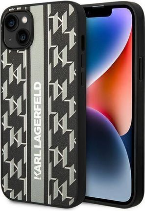 Karl Lagerfeld KLHCP14MPGKLSKG iPhone 14 Plus 6,7" hardcase szary/grey Monogram Stripe (236887)