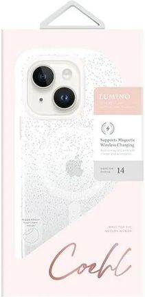 UNIQ etui Coehl Lumino iPhone 14 6,1" srebrny/sparkling silver (802703)