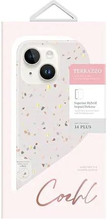 UNIQ etui Coehl Terrazzo iPhone 14 Plus 6,7" piaskowy/sandstone (802729)