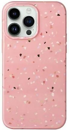 UNIQ etui Coehl Terrazzo iPhone 14 Pro Max 6,7" różowy/coral pink (802734)