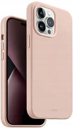 Uniq etui Lino iPhone 14 Pro 6,1" różowy/pink (ef5a31f1-c167-4f7b-a25e-8950e76e7058)