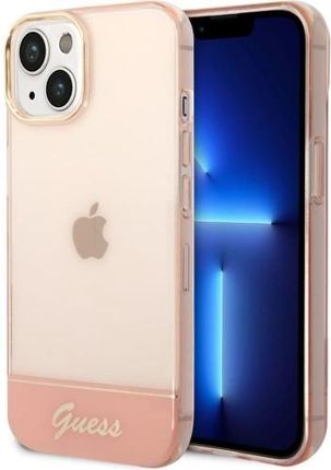 Etui Guess Hardcase Translucent do iPhone 14 Plus, różowe (44196)