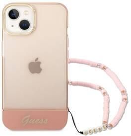 Obudowa dla telefonów komórkowych Guess Camera Outline Translucent na Apple iPhone 14 Plus (GUHCP14MHGCOHP) Różowy (1663728)