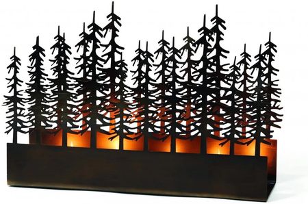 Philippi Świecznik Bosque na tealight 29x19cm świąteczny choinki
