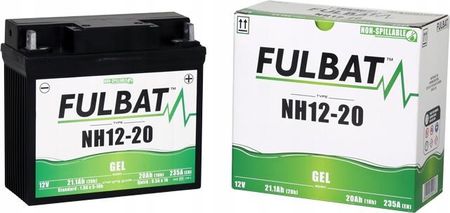 Fulbat Akumulator Nh12-20 (Żelowy, Bezobsługowy) NH12-20-GEL/F