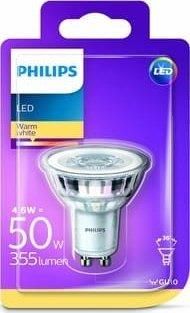 Philips Żarówka LED Philips, GU10, 4.6W, 355lm, 2700K 