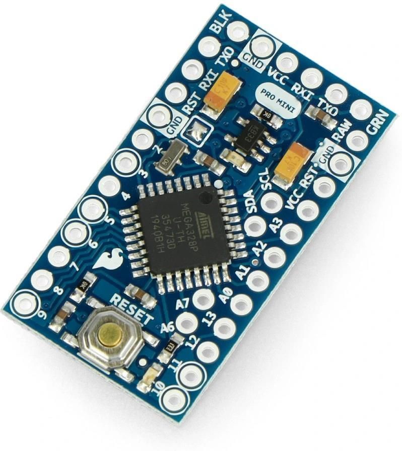 Mikrokontroler Sparkfun Arduino Pro Mini 328 - 3.3V/8Mhz Dev-11114 ...