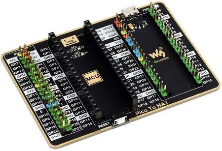 Waveshare Ekspander wyprowadzeń do Raspberry Pi Pico - 40-pin + 2x 20-pin - 20477 (WSR21717)