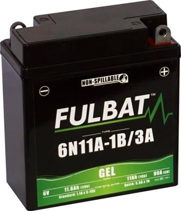 Fulbat Akumulator 6N11A-1B (Żelowy, Bezobsługowy) 6N11A-1B-GEL/F