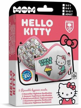 My Other Me Maska Higieniczna Materiałowa Wielokrotnego Użytku Hello Kitty Premium 69 Lata