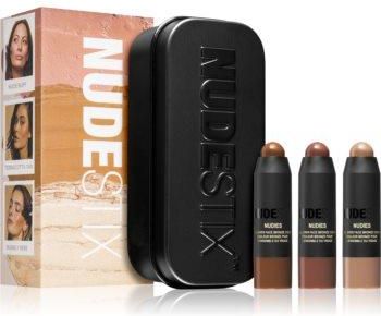 Nudestix Mini Soft & Warm Nudies Matte Zestaw Kosmetyków Dekoracyjnych