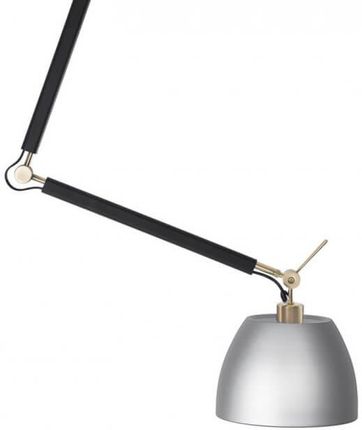 Azzardo Metalowa lampa wisząca Zyta do kuchni czarna aluminium  (AZ4189+AZ2593)