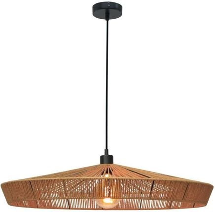 Lucide Yunkai 10413/70/72 lampa wisząca zwis 1x60W E27 drewniana/czarna 