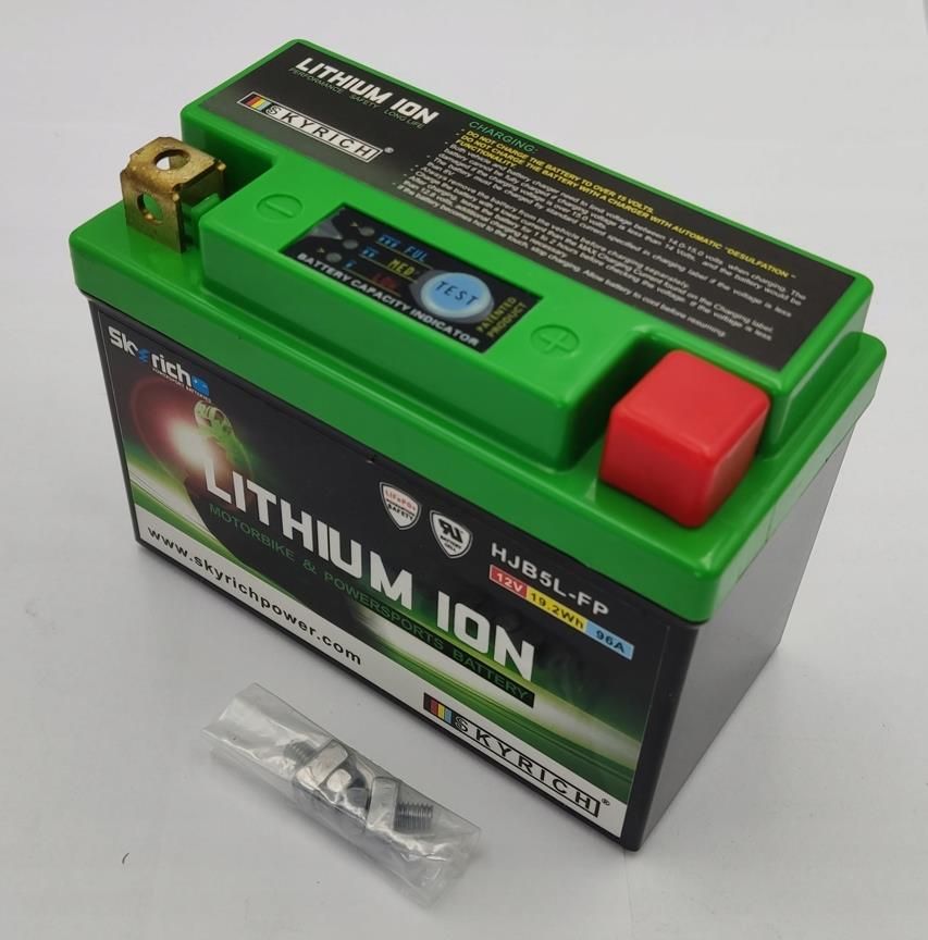 Batterie Skyrich Lithium HJB5L-FP - Batterie Moto Lithium Performante