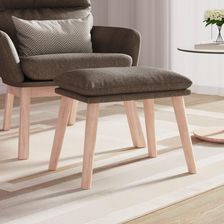 Vidaxl Podnóżek Kolor Taupe 45X29 5X39 Cm Obity Tkaniną 341433