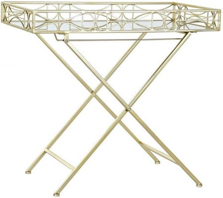 Dkd Home Decor Stolik Lustro Złoty Metal 69X37X63 5 Cm 509812