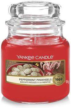 Yankee Candle Świeca W Małym Słoiku Peppermint Pinwheels 123006