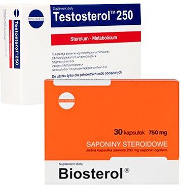 Megabol Testosterol 250 30 Kaps + Biosterol 30 Kaps