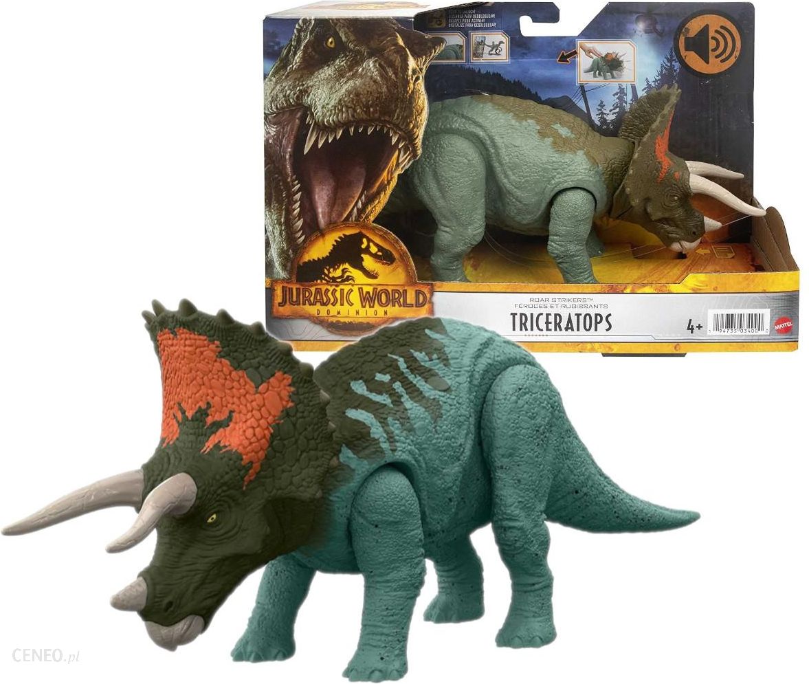 Jurassic World Dominion Roar Strikers Triceratops HDX17 HDX34 