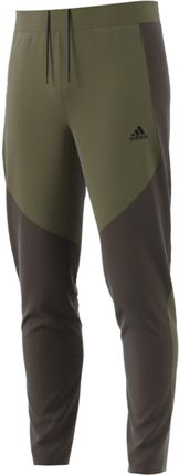 Spodnie dresowe męskie adidas YOGA khaki HC4439